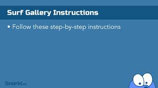 Adobe Animate Surf Gallery Follow-Along Instructions