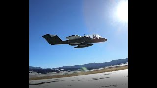 OV-10 Bronco crosswind flight. Damned near hit the stupid barrier on a touch and go!