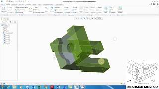 Practice # M-Q3B: Referencing using dimensions command in PTC Creo Parametric