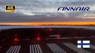 FINNAIR A319 AY536 Economy Class - Rovaniemi to Helsinki (4K)