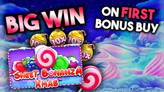 🍭 FIRST BONUS BUY = BIG WIN for JAY on Sweet Bonanza Xmas ✅ GambleMojo on Twitch