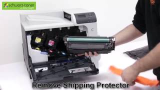 HP Color Laserjet CP4525 Toner Cartridge Replacement - user guide (CE260A/61A/62A/63A /CE260X)