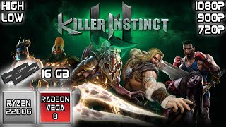 Killer Instinct Ryzen 3 2200G & 16 GB RAM (2x8) - Complete Benchmark