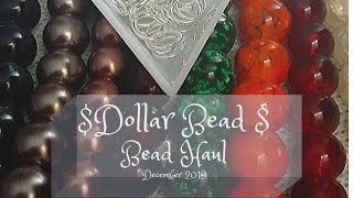 Dollar Bead~Jewelry Supply Haul~December 2019