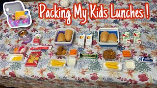 Packing My Kids School Lunches | Morning Routine