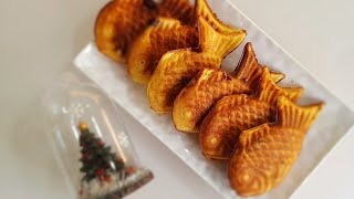 Korean street food fish-shaped bread (Bungeo-ppang, 붕어빵)