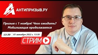 Призыв с 1 ноября! Чего ожидать? Продолжение мобилизации