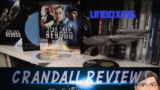 STAR TREK BEYOND 4K Ultra HD/3D/2D bluray Amazon Gift Set Unboxing