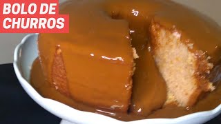 RECEITA DE BOLO CHURROS - FÁCIL