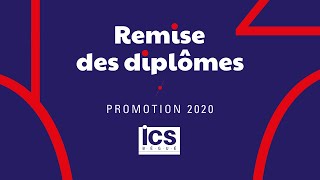 Les diplômés de la promo 2020 de l'ICS Bégué