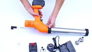 battery jerky gun electric jerky gun cordless jerky gun operating video