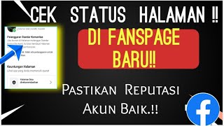 Cara Baru Cek Status Halaman Fanspage Facebook Bereputasi Baik Atau Tidak | Kreator Facebook