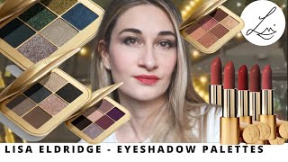 New LISA ELDRIDGE EYESHADOW PALETTES HOLIDAY 22 Collection| Swatches |Review + Makeup Look