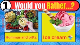 Would you Rather.? Savery Vs sweet 🧁 quiz 4U