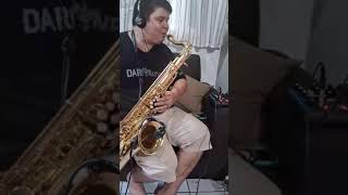 Pedaleira no sax tenor