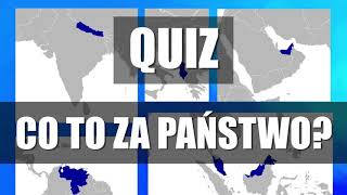 Test Geografia: Państwa na Mapie - poziom średni