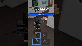 Nikilis Got seizure💀 (fake) #robloxmemes #mm2 #aimtrainer #roblox #funny #shorts