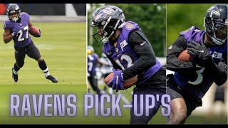 My December 2022 Football Card Pick Up's - Ravens Players (2020-2021)..