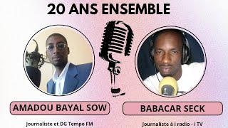 20ans de carrière des journalistes Amadou B Sow et Babacar Seck : Le témoignage émouvant de ...