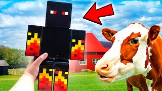 ATHOS MINECRAFT NA FAZENDA VIDA REAL !