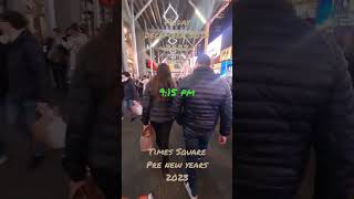 Times Square New Years #newyears #nyc #newyork #2022 #2023