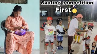 First skating competition || मेहनत बर्बाद नही होने दी ||