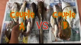 Boat Series Episode 73 Couple A vs Couple B memancing bersama keluarga