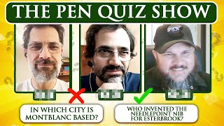 The Pen Quiz Show - #16 - Who Knows Their Pens Best?  | Michal Kulka, Paulo Cesar, or Kirk Speer