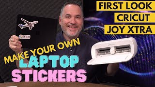 Cricut Joy Xtra - Make Your Own Laptop Stickers at home!