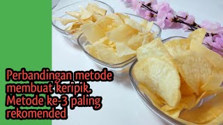 CARA MUDAH MEMBUAT KERIPIK SINGKONG RENYAH DAN CANTIK / Tidak Menempel Saat Digoreng