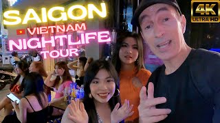 Saigon Nightlife Tour - Vietnam 🇻🇳 4K