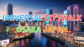 Universal CityWalk Osaka 4K The Ultimate Entertainment Destination