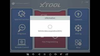 diagnosis fiat 500 modele 2007 using xtool pad3SE