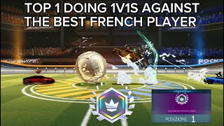 Top 1 Doing 1v1s Against The Best French Player | Rocket League Sideswipe