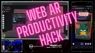 #WebAR Productivity Hack in WorldCAST