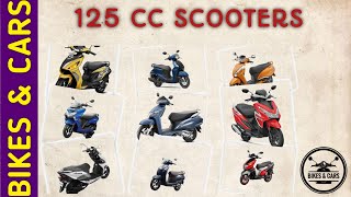 125 CC Scooters In India #shorts || Bikes & Cars