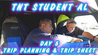 TNT Student AL | Day 5 | Trip Planning & Trip Sheet