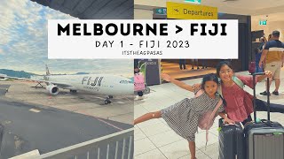 MELBOURNE TO FIJI | Day 1 - FIJI Family Travel Vlog 2023