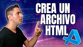 Como crear un archivo HTML en Visual Studio Code