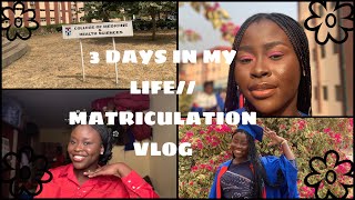 3 days in my life//matriculation vlog 💕🤩