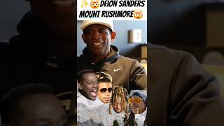 Deion Sanders 😲 "MOUNT RUSHMORE" Of Music✨️🎤🎶 | LIL WAYNE IS THE GREATEST🔥| #shorts #deion #sports