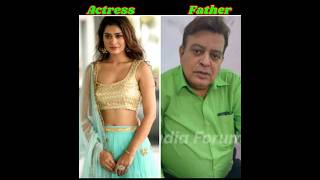 Indian actress with father photo stutas video #indian #actress #shots #ytshorts #trending #video