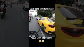 Ketemu Maserati di Jalan emang agak lain yaa 😍😍 #motovlog #maserati #carspotting #vlog