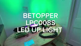 BETOPPER LPC008S THIN LED Mini Flat Par Light 54x1.5W RGB 3-IN-1