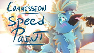 Prim | Medibang Speedpaint | Commission (furry)