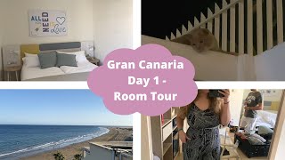 Gran Canaria Hotel Room Tour! - Attacked by a Cat?! (Holiday Day 1)