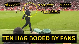 Ten Hag 'BOOED' again by FURIOS United fans after conceded 3 goals vs Tottenham | Man Utd News