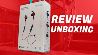 Honor Sport Bluetooth Earphones |  UNBOXING + REVIEW | HINDI