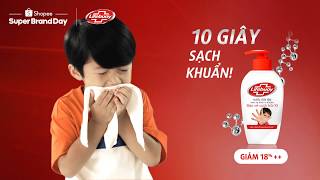 [Shopee Super Brand Day] Nước rửa tay Lifebuoy - Bảo vệ khỏi vi khuẩn gây bệnh Cúm!