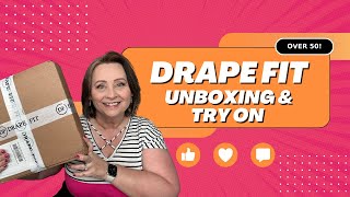 1st DRAPE FIT Box | BRAND NEW TO CHANNEL | Unboxing & Try On |Fashion over 50